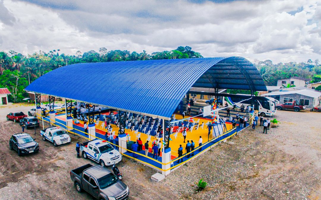 INAUGURAMOS UNA HERMOSA CANCHA CUBIERTA EN SANTA TERESITA