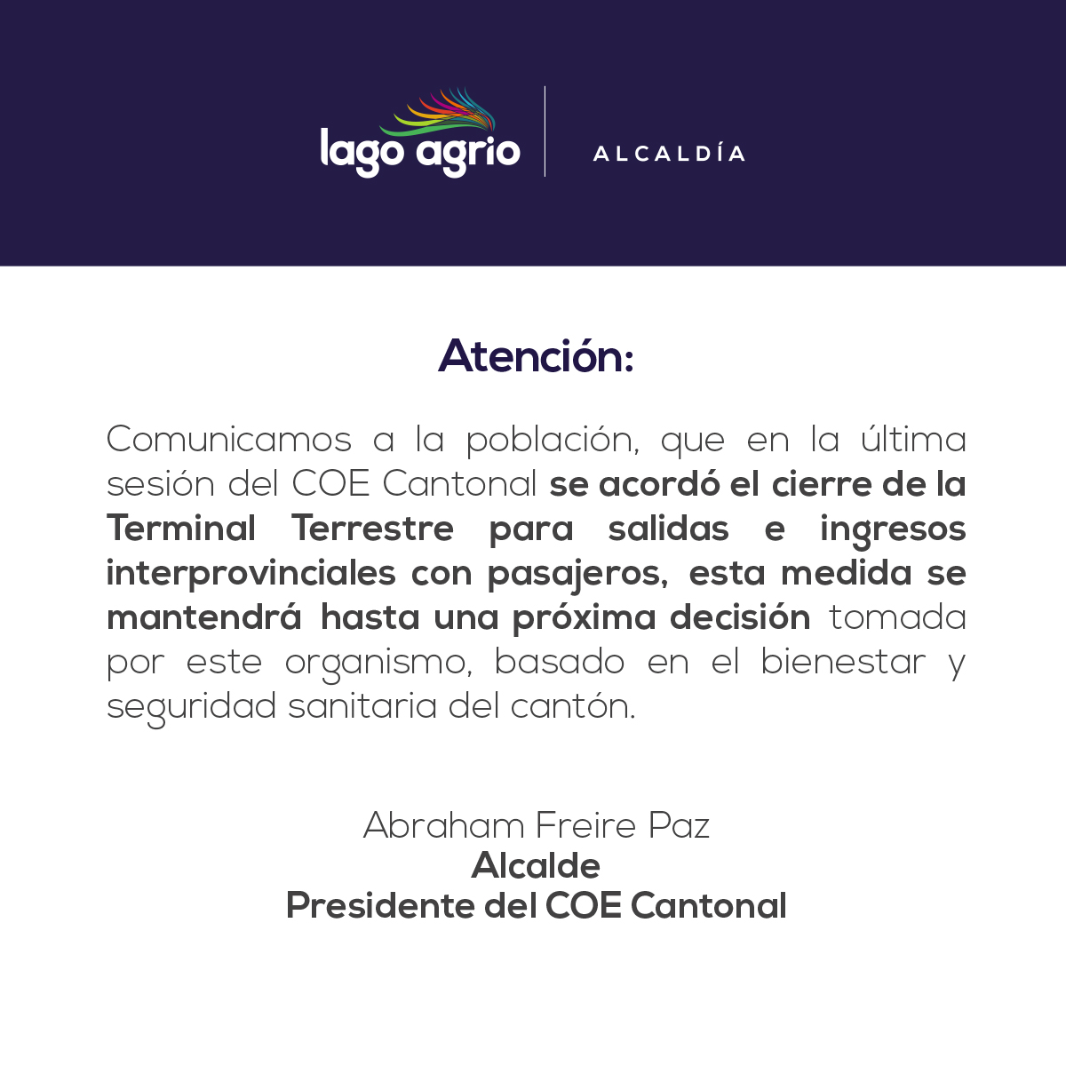 Comunicado