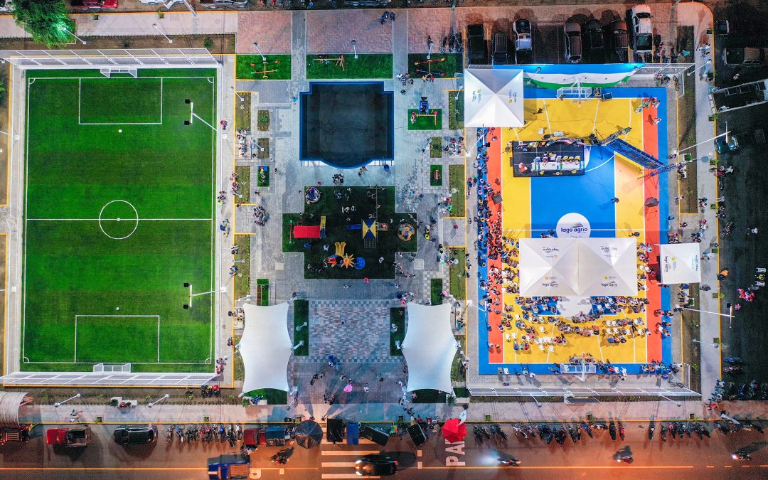 EL PRIMER PARQUE SECTORIAL DE LAGO AGRIO, ESTÁ EN EL BARRIO ORO NEGRO.