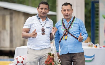 Habitantes de Pusu Hurku reciben cancha de uso múltiple