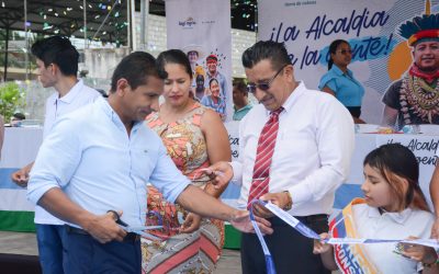 Alcaldía entrega cancha de uso múltiple a U.E. Jorge Añazco