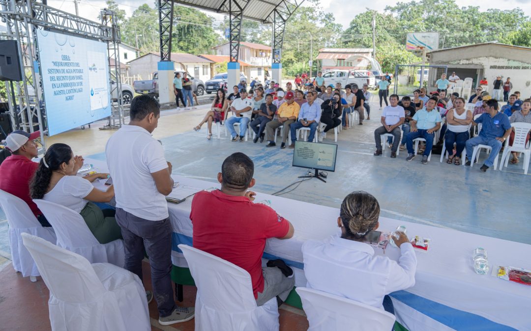 Agua de calidad para habitantes de Juan Yánez.