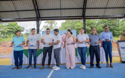 Cubierta metálica para cancha en recinto Salinas.