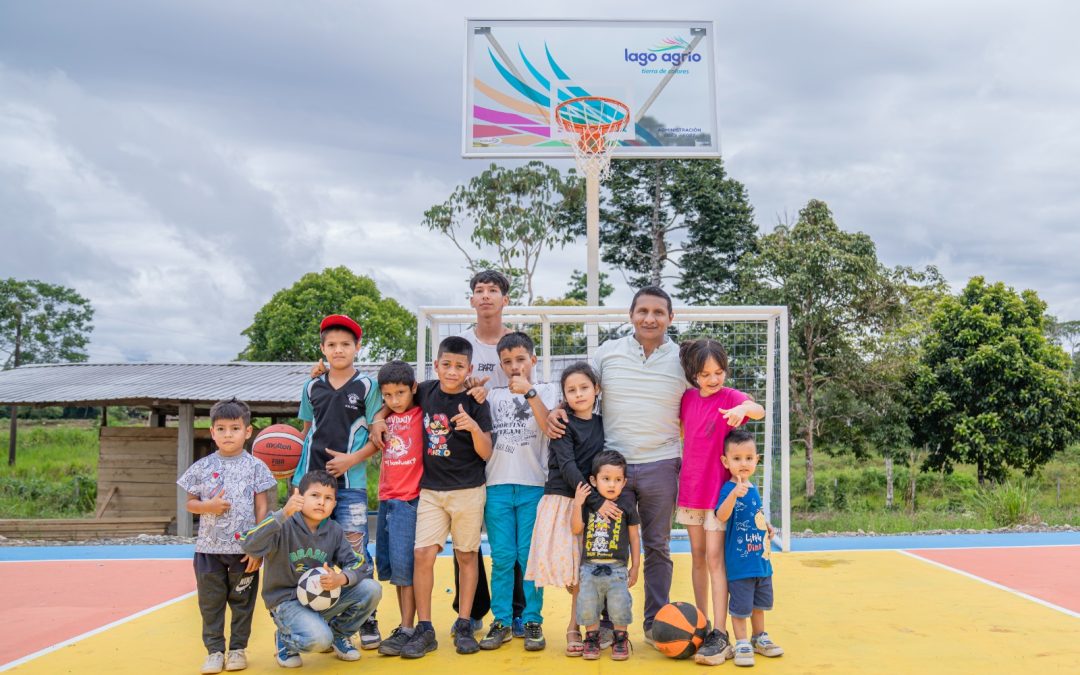 Obra deportiva para comunidad Jehová es mi Pastor.