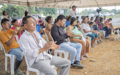 Cancha deportiva en Primero de Octubre.