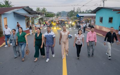 Sur de Nueva Loja se fortalece con calles asfaltadas.