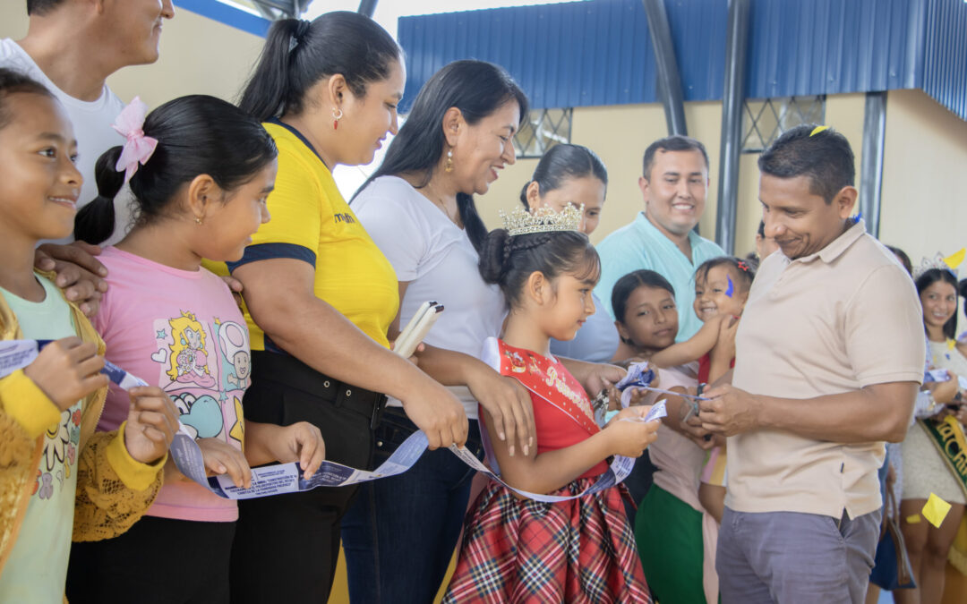 Población de Chiritza estrena escenario.